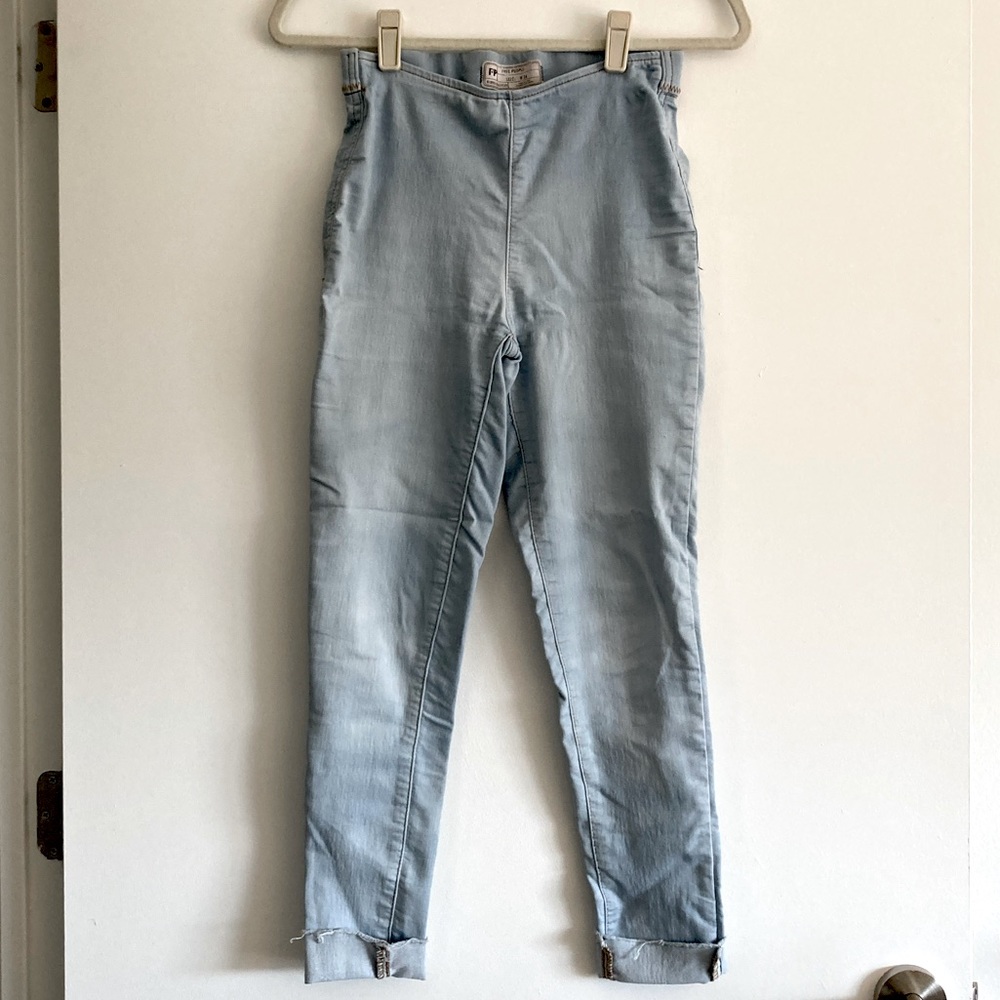 Free people Easy Goes It Bleached Leggings Size 24